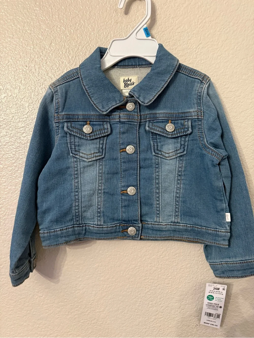 OshKosh B'gosh Light Blue Denim Jean Jacket for Kids